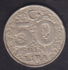 1998 YILI 50000 LİRA