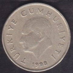 1998 YILI 50000 LİRA