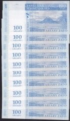 MADAGASKAR 100 ARİARY 2004 (10 ADET) SERİ TAKİPLİ ÇİL