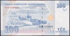 8.Emisyon 100 YTL C31 030891 Çok Çok Temiz