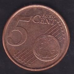 Avrupa Birliği 5 Euro Cent 2000 Finlandiya
