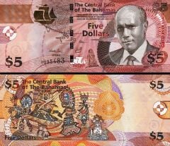 Bahama 5 Dolar 2013 Çil Pick 72