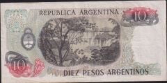Arjantin 10 Pesos 1983 - 1985 Çok Temiz+ Pick 313b