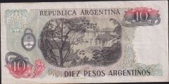 Arjantin 10 Pesos 1983 - 1985 Çok Temiz+ Pick 313b