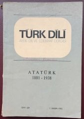 TÜRK DİLİ Sayı: 254 KASIM 1972