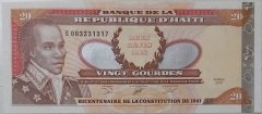 Haiti 20 Gourdes 2001 Çil