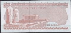 6.Emisyon 3.Tertip 20 Lira F69 880905 Çilaltı Çil
