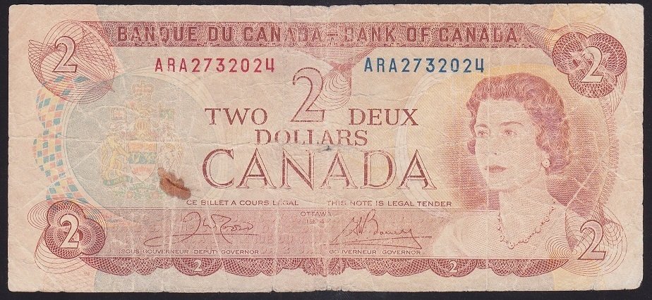 KANADA 10 DOLAR 1974 HALİYLE KRALİÇE