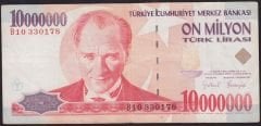 7.Emisyon 10 000 000 Lira B10 330178