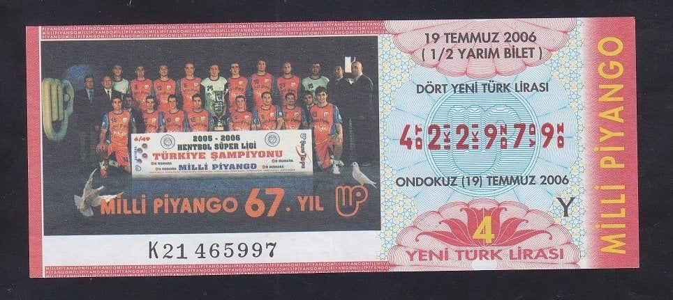 2006 19 TEMMUZ YARIM BİLET