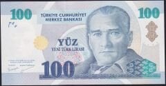 8.Emisyon 100 YTL C46 399012 Çil
