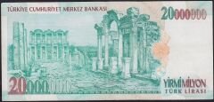 7.Emisyon 20.000.000 Lira A20 200371 Çok Temiz+