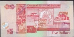 Belize 5 Dolar 2020 Çil