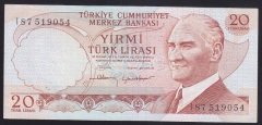 6.EMİSYON 4.TERTİP 20 LİRA I87 519054 ÇÇT +