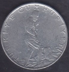 1963 Yılı 2.5 Lira Çok Temiz (Ters)