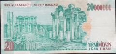 7.Emisyon 20.000.000 Lira A15 211724 Çok Temiz+