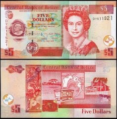 Belize 5 Dolar 2020 Çil Pick 67