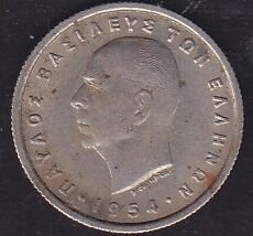 Yunanistan 50 Lepta 1954