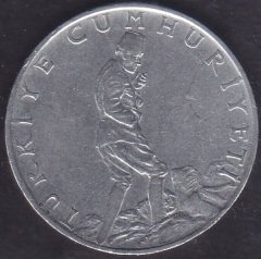 1970 Yılı 2.5 Lira Çok Temiz (Ters)