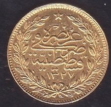 1327 / 4 REŞAT 50 KURUŞ ALTIN (3.6 GRAM)