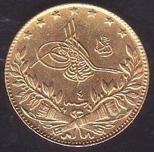 1327 / 4 REŞAT 50 KURUŞ ALTIN (3.6 GRAM)