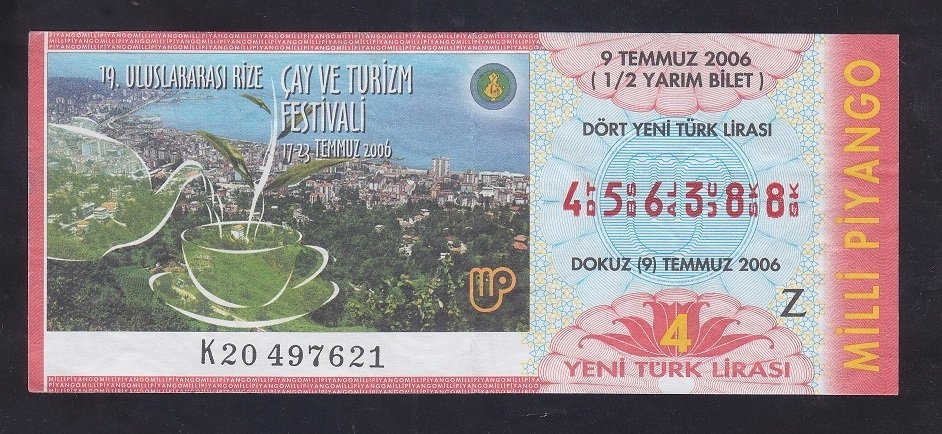 2006 9 TEMMUZ YARIM BİLET