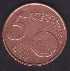 Avrupa Birliği 5 Euro Cent 1999 Hollanda