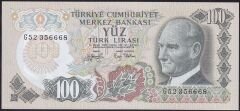6.Emisyon 2.Tertip 100 Lira G52 356668 Çilaltı Çil