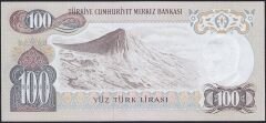 6.Emisyon 2.Tertip 100 Lira G52 356668 Çilaltı Çil