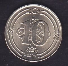 2021 Yılı 10 Kuruş