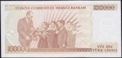 7.Emisyon 3.Tertip 100000 Lira I26 012136 Çilaltı Çil