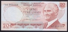 6.EMİSYON 4.TERTİP 20 LİRA I81 463259 ÇİLALTI