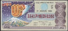 1984 31 Aralık Çeyrek Bilet - Ç Serisi