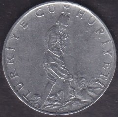 1969 Yılı 2.5 Lira Çok Temiz (Ters)
