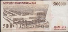 7.Emisyon 5 000 000 Lira I25 699120 Çok Temiz+
