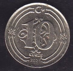 2021 Yılı 10 Kuruş