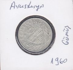 Avusturya 5 Şiling 1960 Gümüş