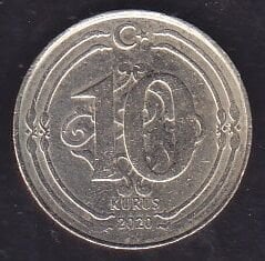 2020 Yılı 10 Kuruş