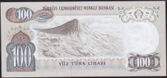 6.Emisyon 3.Tertip 100 Lira J39 067678 Çilaltı