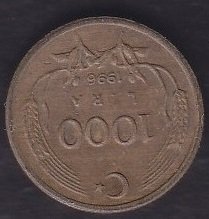 1996 YILI 1000 LİRA