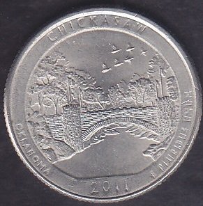 Amerika Çeyrek Dolar 2011 Hatıra Chickasaw