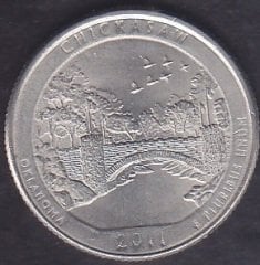 Amerika Çeyrek Dolar 2011 Hatıra Chickasaw