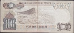 6.Emisyon 1.Tertip 100 Lira B75 047030 Çok Temiz+