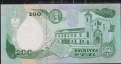 Kolombiya 200 Pesos 1992 Çilaltı Pick 429A