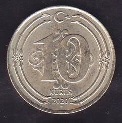 2020 Yılı 10 Kuruş