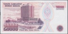 7.Emisyon 1.Tertip 20000 Lira E28 551564 Çilaltı Çil