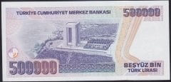 7.EMİSYON 3.TERTİP 500000 LİRA F86 149119 ÇİLALTI ÇİL eski kağıt para fiyatları