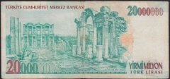 7.EMİSYON 20 000 000 LİRA A47 683823 TEMİZ