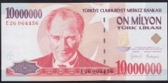 7.Emisyon 10.000.000 Lira E26 064456 Çilaltı