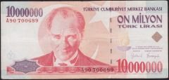 7.Emisyon 10 000 000 Lira A90 700689
